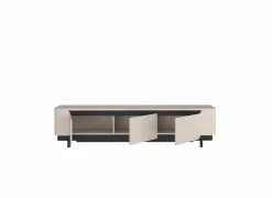 Tv-meubel Vodol 205cm - decor - zand & zwart