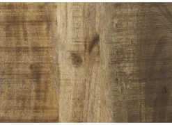 Tv-meubel Woodstock 160cm - mango massief & metaal - naturel & zwart