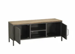 Tv-meubel Zarathustra hout metaal 138cm