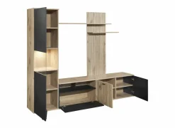 Tv-wandmeubel Silver 235cm - decor - naturel