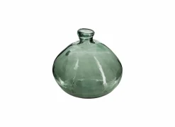 Vaas H23cm - gerecycleerd glas - groen