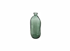 Vaas H51cm - gerecycleerd glas - groen