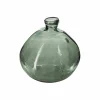 Vaas H33cm - gerecycleerd glas - groen