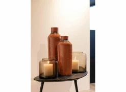 Vaas H17cm - glas - mocha