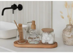 Vaas H10cm - marmer - beige