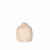 Vaas H21cm - stoneware - beige