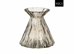 Edelman Vaas Lauren H16cm - glas - bruin