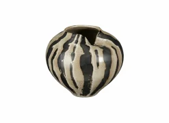 Vaas Nanda Ø23x19,5cm - stoneware - bruin