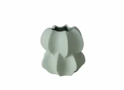 Vaas Nima H17cm - porselein - groen