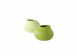 Vaas Porty H14cm - keramiek - mat groen
