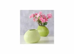 Vaas Porty H14cm - keramiek - mat groen