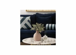 Vaas Rily H18cm - keramiek - antiek roze