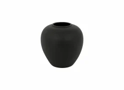 Vaas Rily H22cm - keramiek - zwart