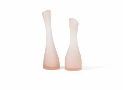 Vaas Soliflower Organisch Mat Big Ø7,5x24cm - glas - zalm