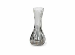 Vaas Ø5x13cm - glas - smoke