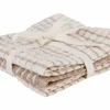 Cosy & Trendy Vaatdoek Stoff 17x17cm - katoen - zand set van 3