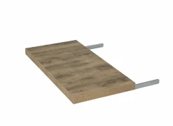 Verlengblad 100x50cm - decor - bruin