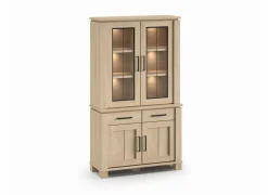 Vitrinekast Alba 115cm - decor - sand oak nature