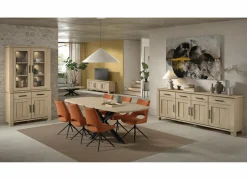 Vitrinekast Alba 115cm - decor - sand oak nature