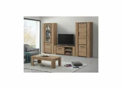 Vitrinekast Elio 85cm - melamine - French oak