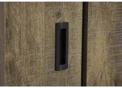 Vitrinekast Etienne 221cm - decor - zwart