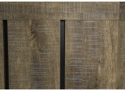 Vitrinekast Etienne 221cm - decor - zwart