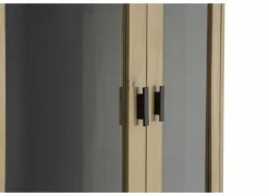 Vitrinekast Grimaldi 120cm - eik massief - naturel