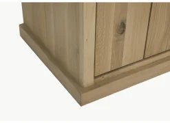 Vitrinekast Grimaldi 120,7cm - eik massief - naturel