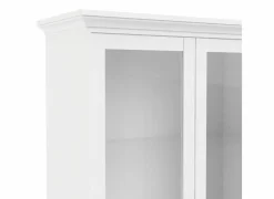 Vitrinekast Paris 96cm - decor - wit