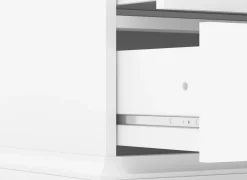 Vitrinekast Paris 96cm - decor - wit