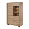 Vitrinekast Uri 128cm - decor - hudson oak