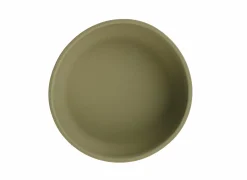 Voerbak Sili 350ml - silicoon - kaki