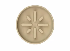 Voerbak Sili Trage voederbak 700ml - silicoon - zand