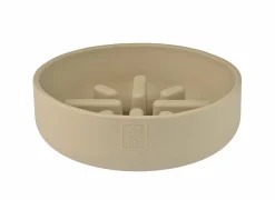 Voerbak Sili Trage voederbak 1400ml - silicoon - zand