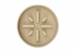 Voerbak Sili Trage voederbak 1400ml - silicoon - zand