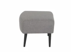 Voetenbank Canto 52x50x43cm - stof - taupe