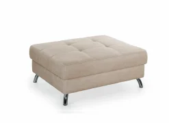 Voetenbank San Francisco 103x86cm stof beige