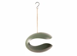 Vogelhuisje 24,5x15,5x18,5cm - bamboevezel - groen