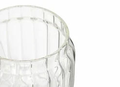 Voorraadpot Harmony 0,3L - glas - transparant & acacia