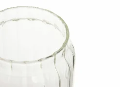 Voorraadpot Harmony 1L - glas - transparant & acacia