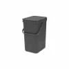 Brabantia Vuilbak Sort & Go 12L grijs