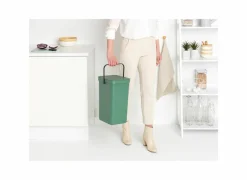 Brabantia Vuilbak Sort & Go 16L fire green