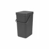 Brabantia Vuilbak Sort & Go 16L  grijs