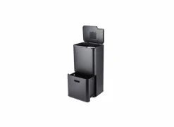 Vuilnisbak met opbergvak Giant 3L+33L+27L zwart