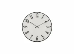 Wandklok Edgar  Ø35cm - kunststof/glas - wit