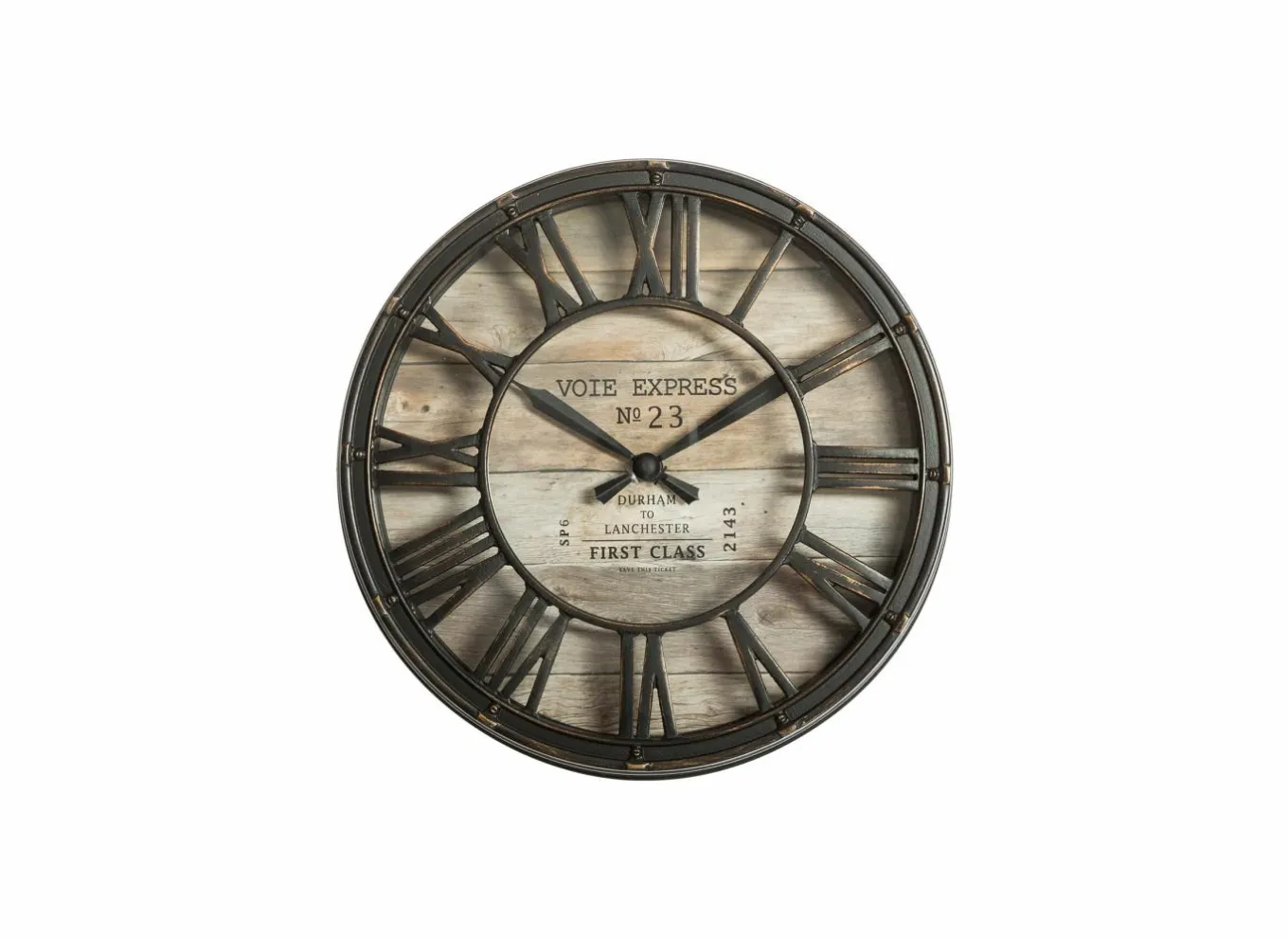 Wandklok Vintage Ø21cm