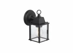 Brilliant Wandlamp buiten Irvin zwart 60W E27