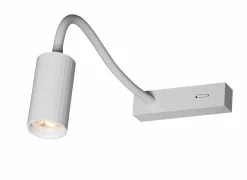 Wandlamp GU4 - aluminium - wit