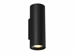 Wandlamp GU10 - aluminium - zwart
