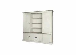 Wandmeubel 215cm - decor - lariks & bruine eik